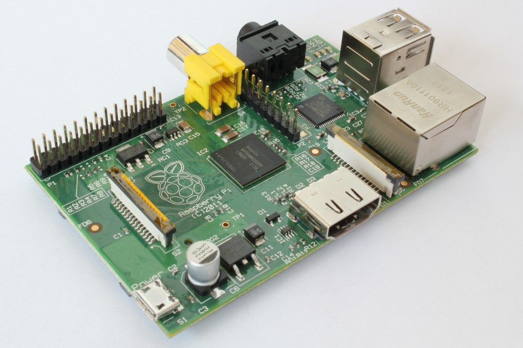 Photo du Raspberry Pi (modèle B)
