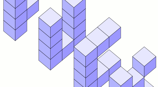 Empilements de cubes sous TikZ